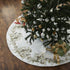 Imperial Design Hand Beaded Christmas Tree Skirt on Cream Silk - Large - 60" - ARCADIA HOME